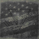 Worn Subdued Constitution Flag on Light Grey  .080